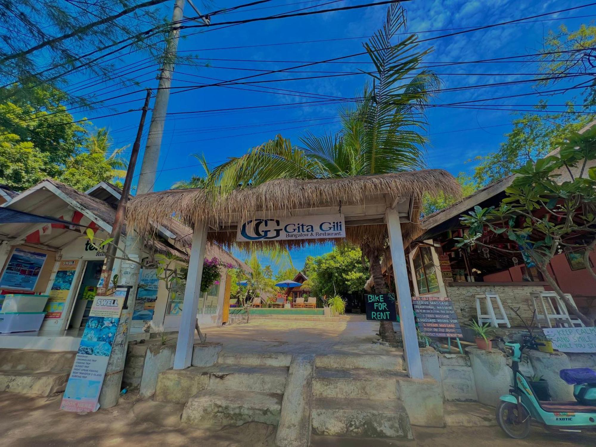 Gita Gili Bungalow Gili Air Exterior foto